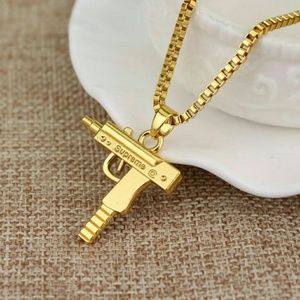 Supreme Gold Uzi Chain New